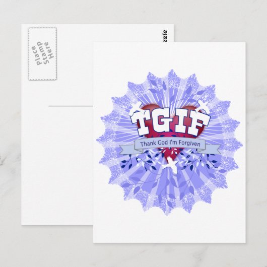 TGIF BRIEFKAART (Voorkant / Achterkant)