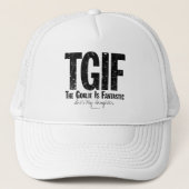 TGIF: De Goalie is Fantastisch (Hockey) Trucker Pet (Voorkant)