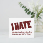 TGIF-design Briefkaart (Staand voorkant)