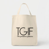 TGIF. Deze oma is geweldig! Tote Bag (Voorkant)
