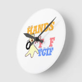 TGIF fRIDAY COLORS.png Ronde Klok (Hoek)