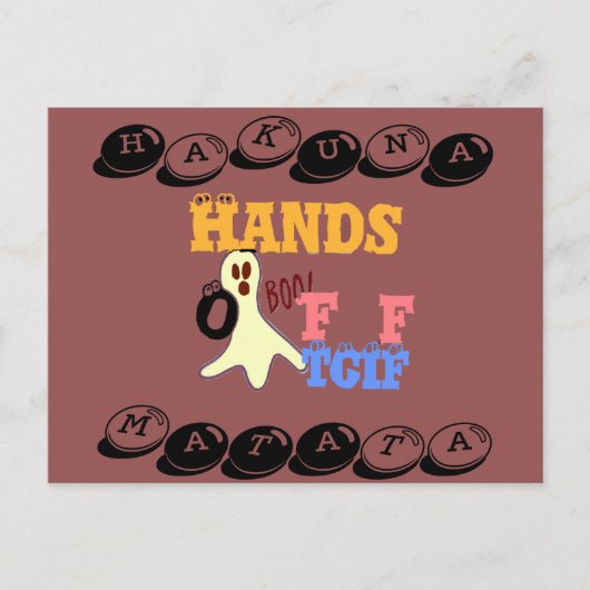 TGIF Hakuna Matata is van Boo af! Briefkaarten (Voorkant)