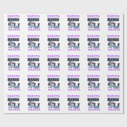 TGIF Hakuna Matata zit in Boo Funny Face Cadeaupapier (Vlak)