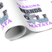 TGIF Hakuna Matata zit in Boo Funny Face Cadeaupapier (Rol Hoek)