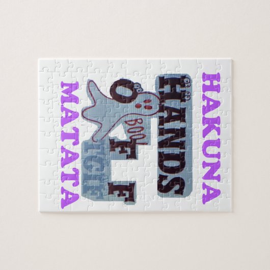 TGIF Hakuna Matata zit in Boo Funny Face Legpuzzel (Horizontaal)