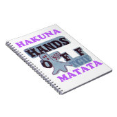 TGIF Hakuna Matata zit in Boo Funny Face Notitieboek (Rechterzijde)