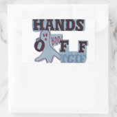 TGIF Hakuna Matata zit in Boo Funny Face Rechthoekige Sticker (Tas)