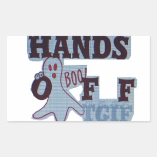 TGIF Hakuna Matata zit in Boo Funny Face Rechthoekige Sticker