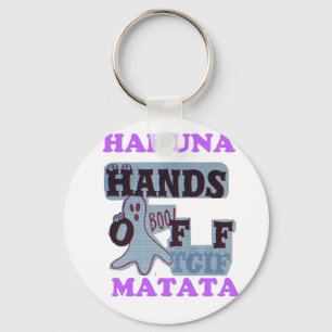 TGIF Hakuna Matata zit in Boo Funny Face Sleutelhanger