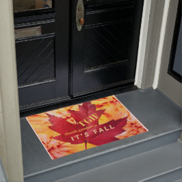 TGIF Quote Dankuwel Het is Herfst herfst Bladeren Deurmat