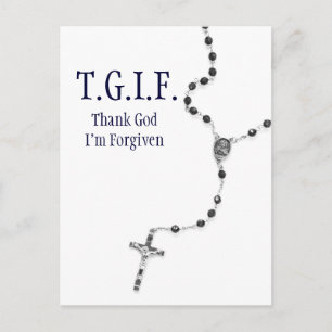 TGIF Rosary Briefkaart
