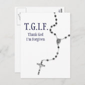 TGIF Rozenkrans Briefkaart (Voorkant / Achterkant)