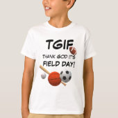 TGIF-velddag T-shirt (Voorkant)