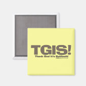 TGIS Sabbath ontwerp Magneet (Voorkant / Achterkant)