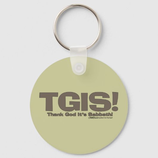 TGIS Sabbath ontwerp Sleutelhanger (Voorkant)