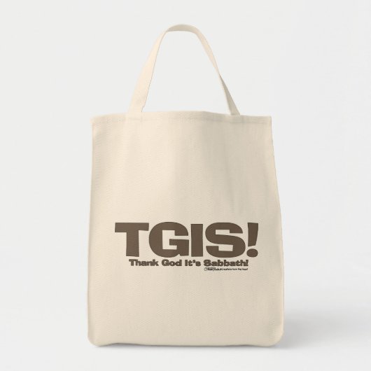 TGIS Sabbath ontwerp Tote Bag (Voorkant)