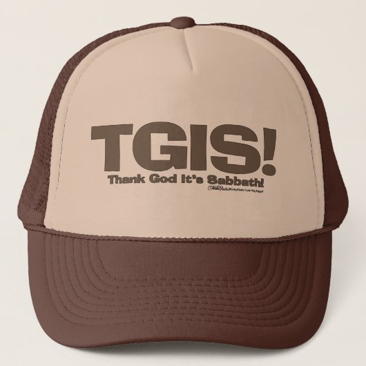 TGIS Sabbath ontwerp Trucker Pet (Voorkant)