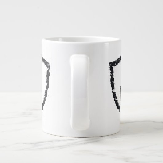 TGM Splattered Shield Mok (Donker) (Achterkant)