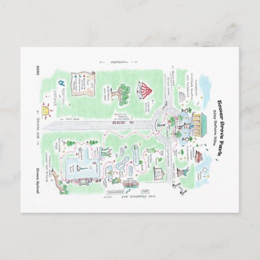 TGP-avontuurkaart Briefkaart (Voorkant)