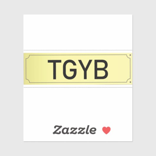 TGYB STICKER (Vel)