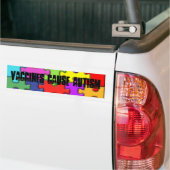 th_autism1, vaccins veroorzaken autisme bumpersticker (Op Truck)