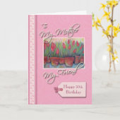 __th Birthday - Mijn moeder, Vriend Kaart (Gele Bloem)
