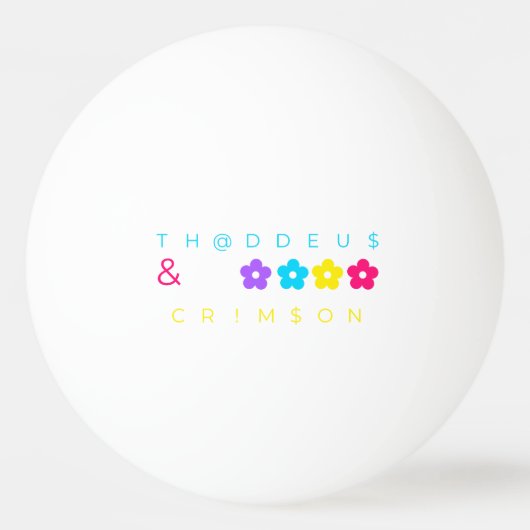 TH@DDEU$ & CRIM$ON PINGPONGBAL (Voorkant)