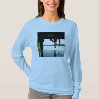 th_deck, punt op het dok van de baai ... t-shirt