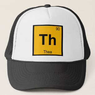 Th - het tijdlijnsymbool Titan Chemistry Trucker Pet