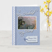 __th Jubileum - Mijn man, vriend Kaart (Gele Bloem)