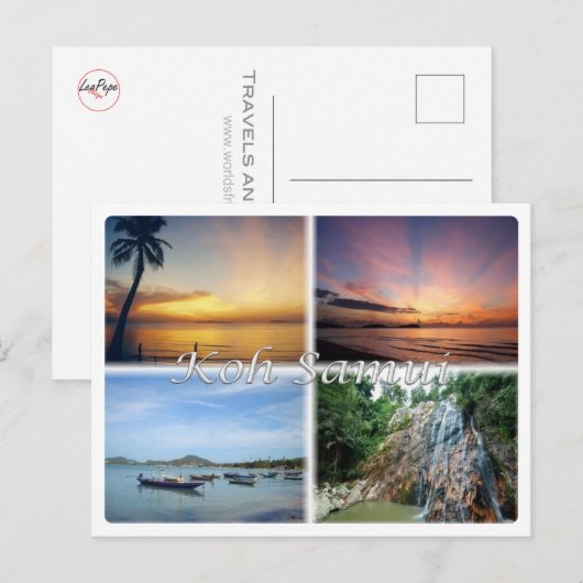 TH Thailand - Koh Samui - Briefkaart (Voorkant / Achterkant)