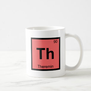 Th - Thereminmuziek Chemie Periodiek Systeem Koffiemok