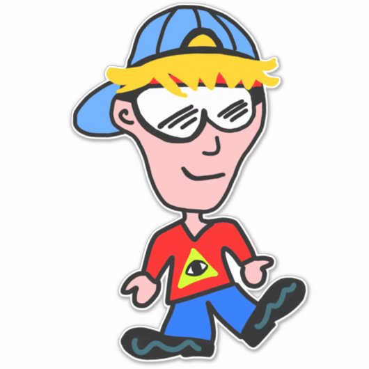 Tha boy sticker (Voorkant)