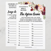 Tha Schort vrijgezellenfeest Spaans (Voorkant / Achterkant)