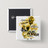 Thaal Sinestro 10 Vierkante Button 5,1 Cm (Voorkant /achterkant)