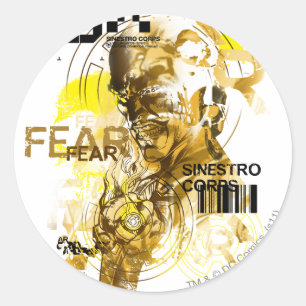 Thaal Sinestro 11 Ronde Sticker