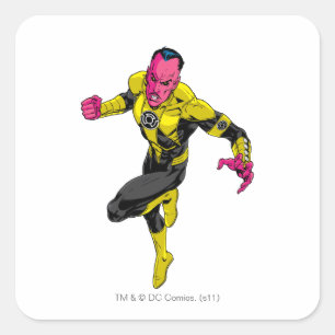 Thaal Sinestro 1 Vierkante Sticker