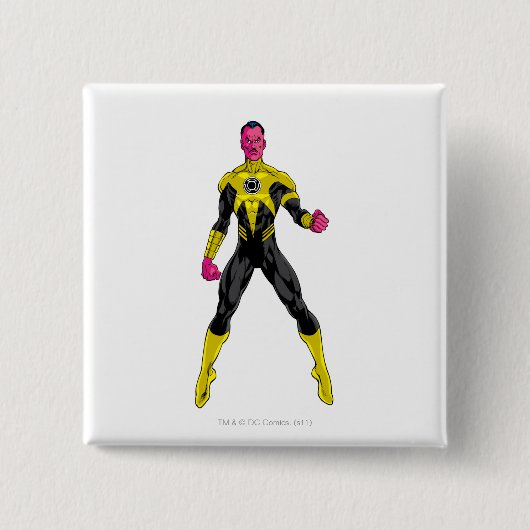 Thaal Sinestro 4 Vierkante Button 5,1 Cm (Voorkant)