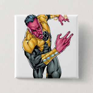 Thaal Sinestro 8 Vierkante Button 5,1 Cm