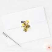 Thaal Sinestro Vierkante Sticker (Envelop)