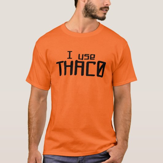 Thac0 T-shirt (Voorkant)