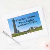 Thacher Island Twin Lights, Massachusetts Stickers (Envelop)