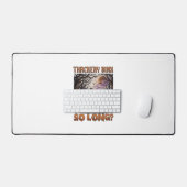Thackery Binx Zwarte Kat Halloween Kerkhof Vleermu Bureaumat (Keyboard & Muis)