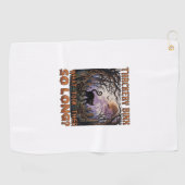 Thackery Binx Zwarte Kat Halloween Kerkhof Vleermu Golfhanddoek (Horizontaal)