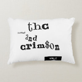 thaddeus & crimson accent kussen