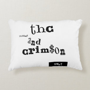thaddeus & crimson accent kussen