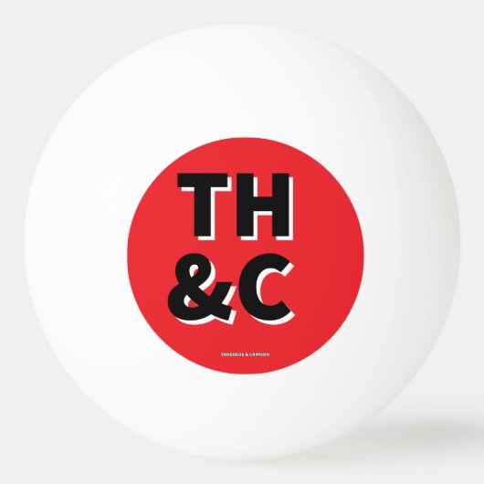 thaddeus & crimson, Adam Moyer, Addi Nicki Pingpongbal (Voorkant)