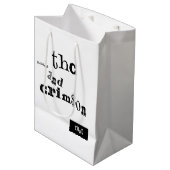 thaddeus & crimson medium cadeauzakje (Voorkant Gekanteld)