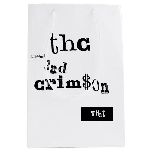 thaddeus & crimson medium cadeauzakje (Voorkant)
