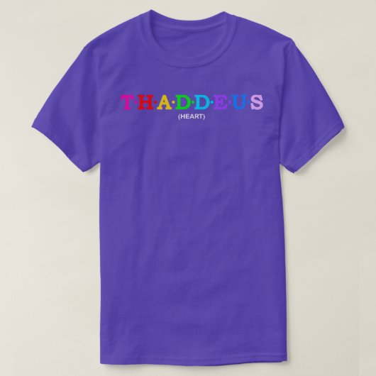 Thaddeus Heart 1 T-shirt (Design voorkant)